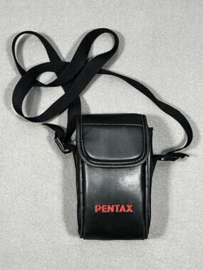 Pentax Black Soft Camera Carrying Case Shoulder Strap Made In Korea